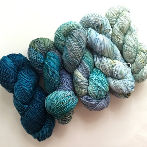 5 skein set: Mermaid