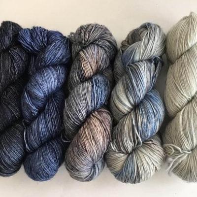 5 skein set: Monsoon