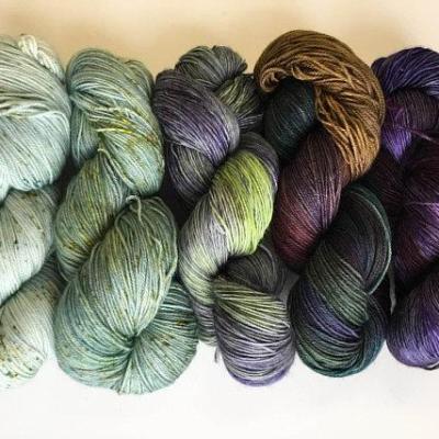 5 skein set: Vineyard