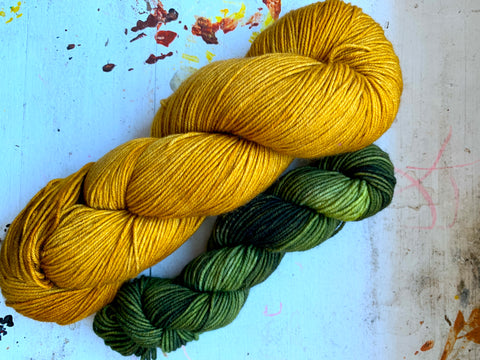 Sock Set - Ochre & Olive