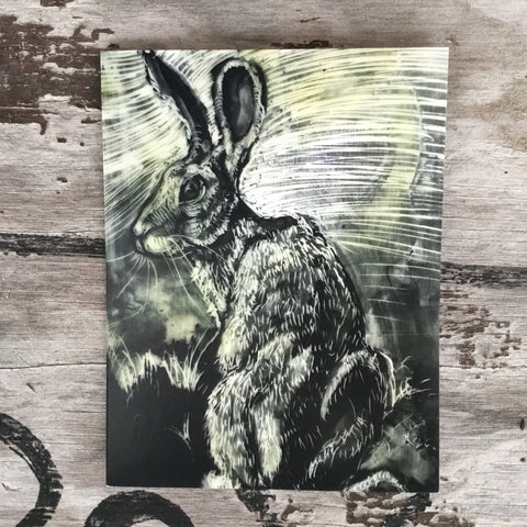 Blank Card Hare